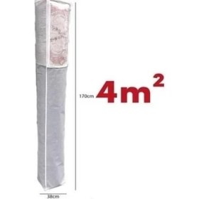 Resim Pencereli Halı Hurcu Toz Geçirmez Sağlam Dayanıklı Hurç Organizer 4m² 