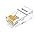 Resim VegGieg Cat6 RJ45 Jack 8P8C Ethernet Konnektörü Altın Kaplama 102 Adet 