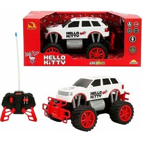 Resim 1:18 Suncon Jumbo Wheels Hello Kitty Usb Şarjlı Uzaktan Kumandalı Arazi Aracı Çok Renkli 