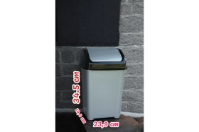 Resim 10 Litre Kapaklı Banyo ve Mutfak Çöp Kovası, Şık ve Pratik Kullanım 