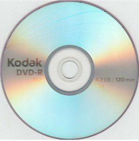 Resim Kodak Dvd+r 16x 4,7gb-120min 1 Adet ıdır 