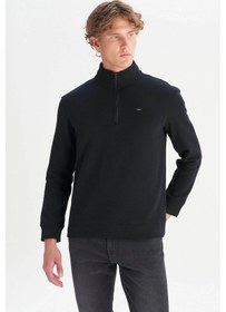 Resim Wrangler Regular Fit Siyah Erkek Sweatshirt W2520532001 Siyah 