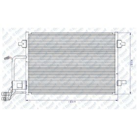 Resim Klima Radyator Kondenser Passat 1996-2000 A4 1995-2000 610X421X19 504615626 