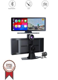 Resim Torima T94c41 Wifi Bluetooth 4K Carplay Ön-Arka Araç Kamerası 