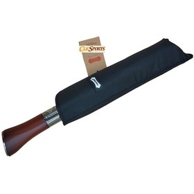 Resim Parachase Ahşap Saplı Tam Otomatik Premium Şemsiye - Özel Kılıflı Siyah 
