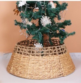 Resim Yılbaşı Ağacı Eteği 51x73x28 Cm. Su Sümbülü Ve Deniz Sazı 