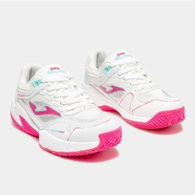 Resim Joma Jslams2632om Slam Jr Tenis Ve Padel Ayakkabısı Çocuk - Beyaz/pembe 