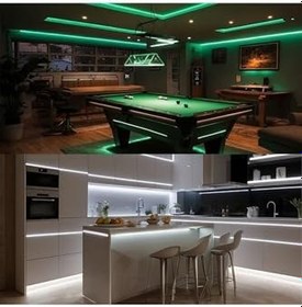 Resim Cata Rgb Şerit Led Seti 3 Renk (5 Mt Rgb Şerit Trafo Kumanda),Siyah 