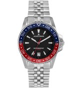 Resim Jacques Lemans 1-2205k Lıverpool Dıver Erkek Kol Saati Gümüş - Mavi 
