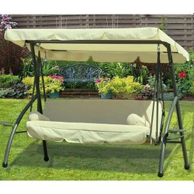 Resim Evinizin_Atolyesi Bahçe Salıncağı,Balkon Salıncağı,Teras Salıncağı,Salıncak Bej 