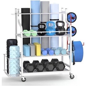 Resim Rane Kettlebel Yoga Roller Dambıl Mat Standı 