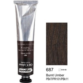 Resim Yağlı Boya 200 Ml Burnt Umber 687 