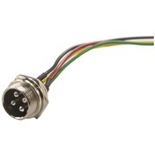 Resim Gx-16 4-Pin Kablolu Mike Konnektör - Erkek 