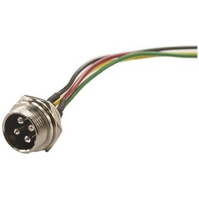 Resim Gx-16 4-Pin Kablolu Mike Konnektör - Erkek 