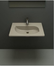 Resim Bocchi Taormina Arch Etajerli Lavabo 65 CM Bisküvi 1009-014-0126 