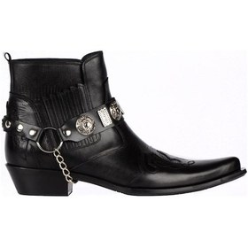 Resim Footcourt Siyah Erkek Kovboy Botu (Western) 