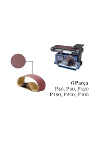 Resim Venoa Promax Pm72501 Uyumlu Tezgah Bant Zımpara Kağıdı 6 Parça 