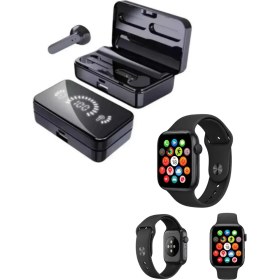 Resim İlanib Ticaret Spor ve Günlük Kullanıma Uygun Akıllı Saat ve Bluetooth Kulaklık Seti Yüksek Performans 