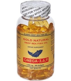 Resim Gold Natural Omega 3-6-9 Balık Yağı 200 Softgel 12 