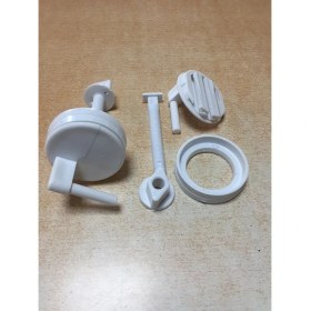 Resim Drl Hirdavat Ayarlı-Sürgülü-Plastik - Klozet Kapak Montaj Vidası 