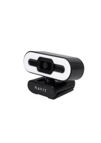 Resim Havit Hv-hn24g Full Hd Pro 2k Webcam Otomatik Odaklama Led Işıklı 