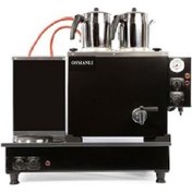 Resim Osmanlı Mat Siyah 2 Demlikli Çay Kazanı Tamotomatik Çay Ocağı Semaver 