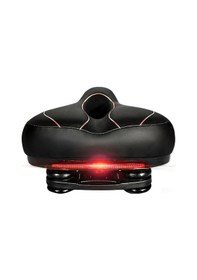 Resim Sones Wheel Up Dağ Bisikleti Bisiklet Sele Koltuğu Bisiklet Sele Koltuğu Aksesuarları Arka Lambalarla Siyah Ve Kırmızı 