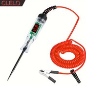 Resim CLELO Otomotiv Devre Test Cihazı Prob Aleti LED Dijital Ekranlı, Voltaj Test Kalemi, Paslanmaz Çelik, 3-48V & 5-90V Aralığı, Araba/SUV/RV/Kamyon için Evrensel, Elektrik Sistemi Teşhis Aracı 