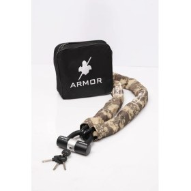Resim Armor 714 Mv Military Series Kılıfı Nakışlı Dövme Çelik Zincir+U Bar 