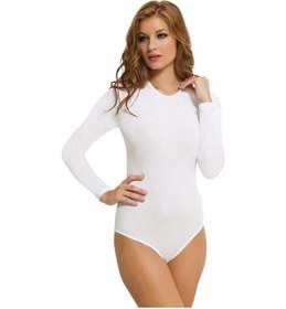 Resim Kadın O Yaka Sıfır Kol Çıtçıtlı Body Nbb 2950 001 