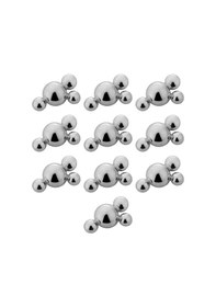 Resim Mozart Zamak Düğme Kulp Dolap Çekmece Ünite Komidin Kulbu Krom 