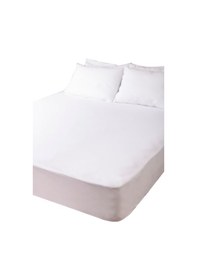 Resim Divanev Battal Boy Sıvı Geçirmez Fitted Alez 200x220 Cm Pamuk Fitted Alez Beyaz 