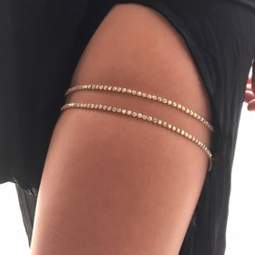 Resim Kadınlar için şık ve seksi taşlı dizlik - Parti ve davetlik durumlar, tüm mevsimler 