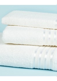 Resim Madame Coco Maynor Bordürü Floşlu Yüz Havlusu 1khvlu1965yüz Havlusu-beyaz 