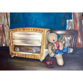 Resim Bez Bebek ve Antikalar II - Tuval Üzeri Yağlı Boya / 70x100cm 
