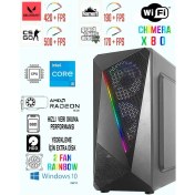 Resim Ramtech Chimera X80 I5 9400F / RX580 8gb / 256GB SSD 1tb HDD / 16GB Ram Oyuncu Bilgisayar 