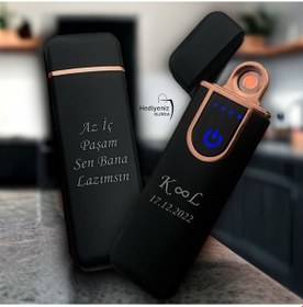 Resim Silvio Monetti Kişiye Özel Tasarım Usb Şarjlı Çakmak 