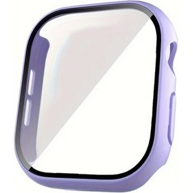 Resim Gaojunshop01 46mm İwatch Series 10 İçin Çizilmeye Dayanıklı Tam Koruma Camlı Kasa 