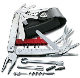 Resim Victorinox Swisstool X Plus 3.0339.L Deri Kılıflı Penseli Çakı 