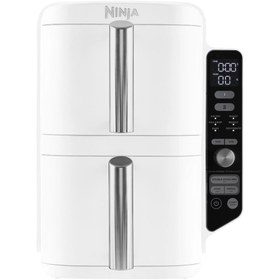Resim NINJA Ninja DoubleStack XL 9.5L Çift Hazneli Az Yağlı Pişirici - Beyaz 