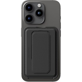 Resim Amazingthing Glamour Link Fonksiyonel Çok Yönlü Grip Standlı Magnetik Kartlık - Siyah 