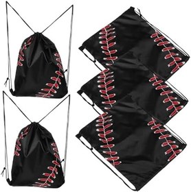 Resim Toddmomy Ergonomik Beyzbol Sırt Çantası 5li Set Bağcıklı Çamaşır Sepeti Beyzbol Oyunları Fitness Için 