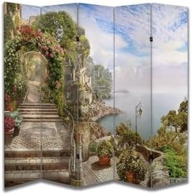 Resim Manzara Temalı Özel Tasarım Paravan Room Divider PRV1276, 180 x 180 