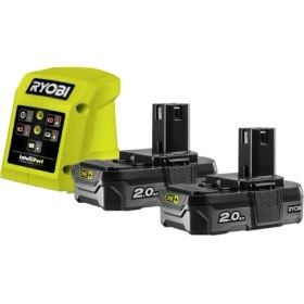 Resim Ryobi RC18115-220 18V 2X2.0AH Akü Şarj Cihazı Paket 