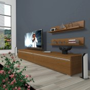 Resim Decoraktiv Eko 4 Mdf Std Tv Ünitesi Tv Sehpası Naturel Ceviz 