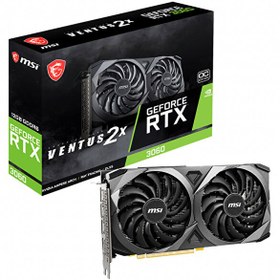 Resim MSI GeForce RTX 3060 Ventus 2X OC 12 GB 192 bit GDDR8 PCI-Express X16 Ekran Kartı MSI