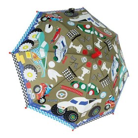 Resim Floss Rock Cars Unisex Çocuk Kahverengi Şemsiye 