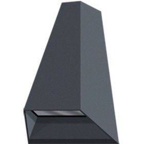 Resim Ct 7063 Malta Ledli Duvar Armatür 2X3 W Siyah Kasa Günışığı 3200K Siyah 