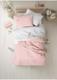 Resim Cotton Box Cuddly Bonic Beyaz Nakışlı Bebek Nevresim Takımı 