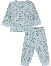 Resim Civil Baby Bebek Pijama Takımı 1-3 Ay Mavi 